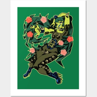 Cactus girl Posters and Art